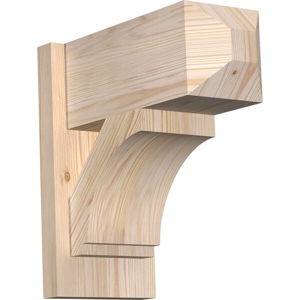 Ekena Millwork Imperial Craftsman Smooth Outlooker, Douglas Fir, 7 1/2"W x 16"D x 16"H OUT08X16X16IMP04SDF - main